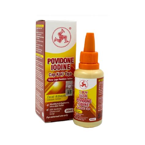 Three Legs Povidone Iodine 30ml Big Pharmacy