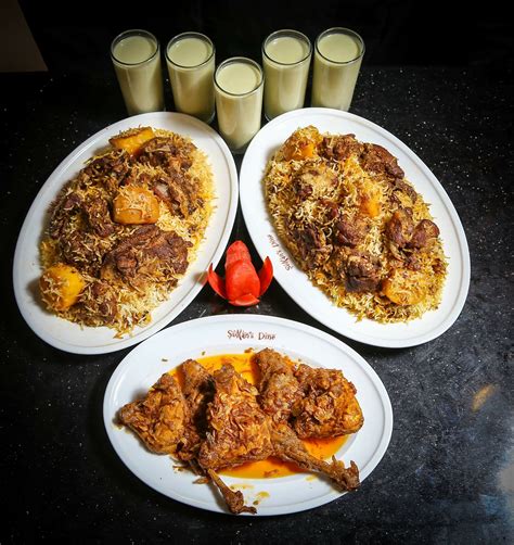 Sultan Dine Basmati Kacchi With Chicken Roast Borhani 1 10 Banglakutir