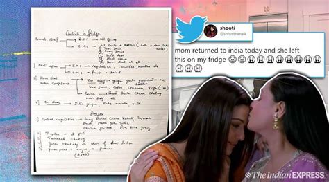 Moms Suggestion Note For Her Daughters Fridge Has Desi Fans Emotional