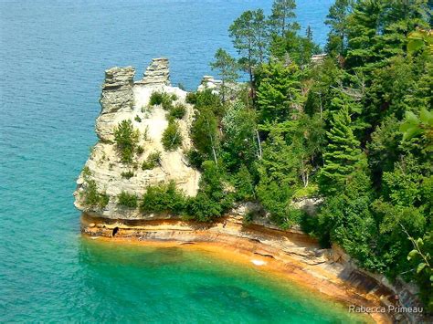 Pictured Rocks Miners Castle By Rabecca Primeau Redbubble