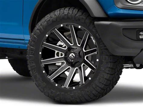 Fuel Wheels Bronco Contra Gloss Black Milled 6 Lug Wheel 20x10 19mm