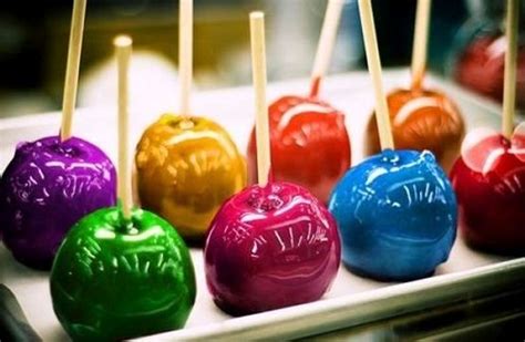 Candy Apples Now That Is A Party Apple With Images Colored