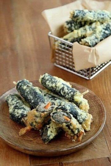 Kimari Gimmari Easy Korean Fried Seaweed Roll Recipe