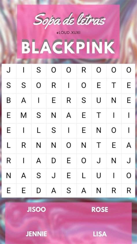 Juega al princesses kpop idols gratis. Pin de Kim Estefanía en Encuestas kpop | Sopa de letras ...