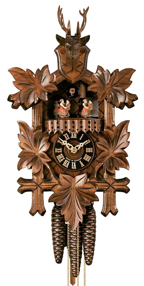 Original Handmade Black Forest Cuckoo Clock Made In Germany 2 619m