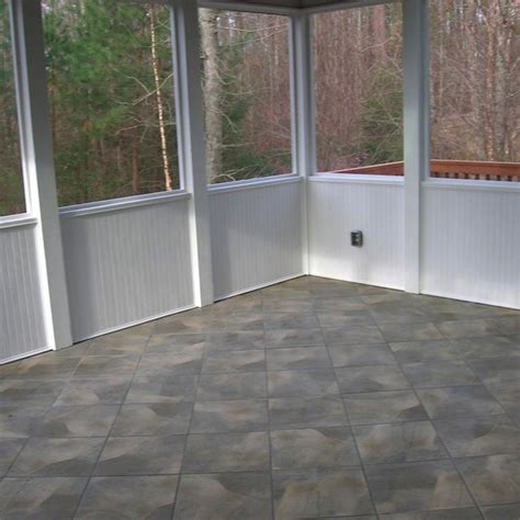 Screened In Porch Concrete Floor Flooring Designs