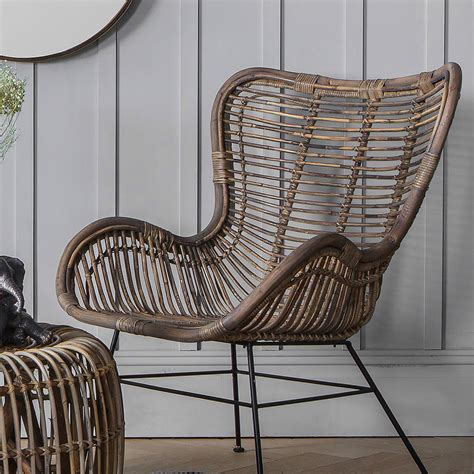 Browse stylish lounge chairs, dining room chairs, outdoor seating and more. Rattan Lounger Chair By Primrose & Plum ...