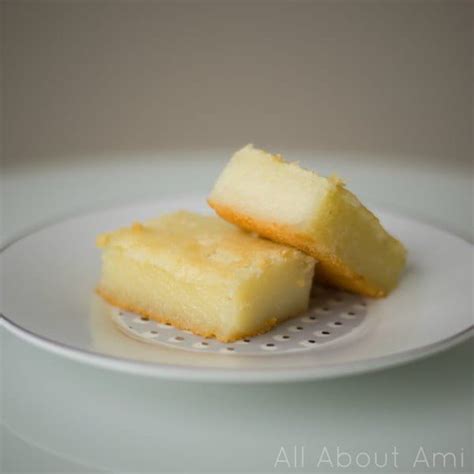 Baked Sweet Glutinous Rice Cake Recipe Lian Gao All About Ami