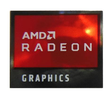 AMD RADEON GRAPHICS STICKER X 2020 Version X 10 PCS