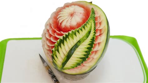 New Design Watermelon Carving Fruit Art By J Pereira Art Carving