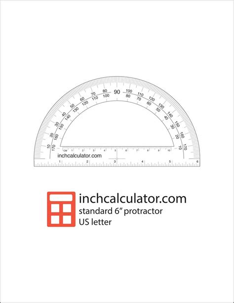 Free Printable Protractor 180° 360° Pdf With Ruler Printable Ruler