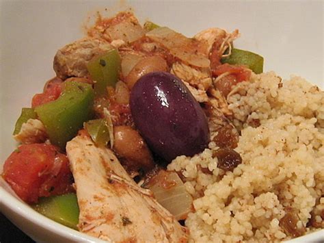 Almost as compelling as the aroma is its rustic taste and the fact that you can toss it together with. Greek Chicken Stew With Cinnamon Couscous Recipe - Genius ...