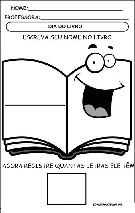 Escolha do livro didático 2020! Atividades dia do livro infantil ~ EDUCANDO COM AMOR 2013