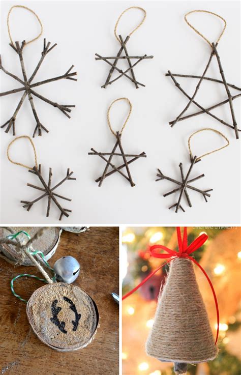 Rustic Diy Christmas Ornaments Simple And Effective