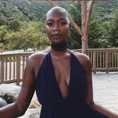 19 Stunning Black Women Whose Bald Heads Will Leave You Speechless Bald Heads Beautiful Women