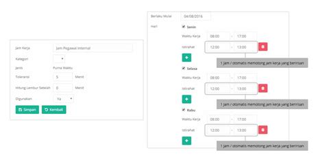 Check spelling or type a new query. Waktu istirahat karyawan secara aktual atau dengan jadwal