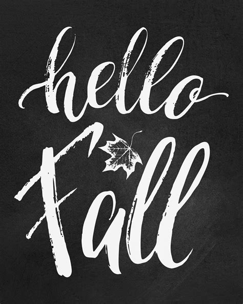 Hello Fall Free Fall Printable — Daffodil Creek