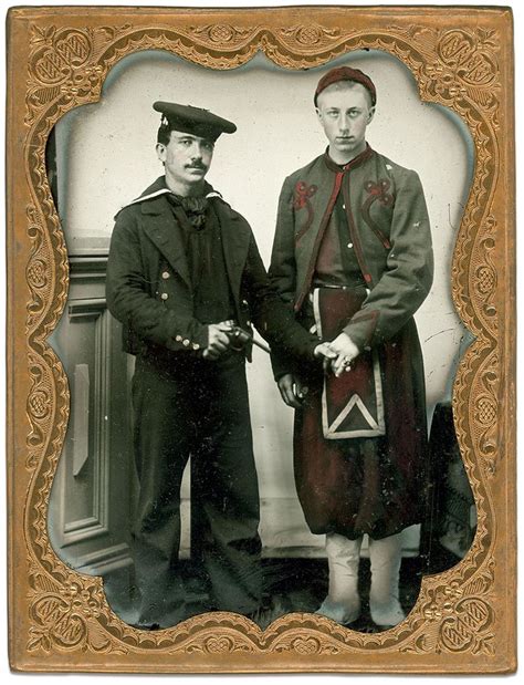 Revoltedstates A Sailor And A Zouave The Latter Likely A Member Of