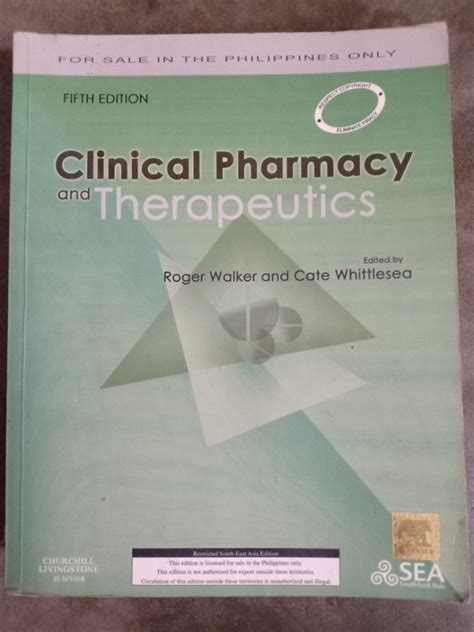 Clinical Pharmacy And Therapeutics Hobbies And Toys Books And Magazines