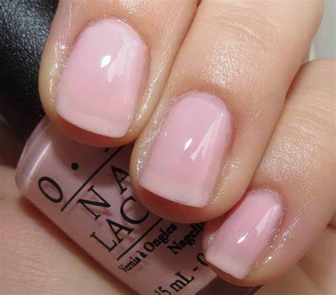 Simple And Cute Pink Gel Nails Pink Nails Opi Clear Pink Nail Polish