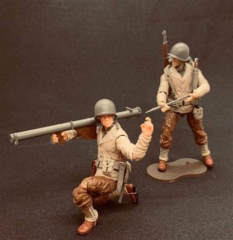Mtf Wwii Deluxe Us Army Bazooka Soldier With Gear 118 Scale