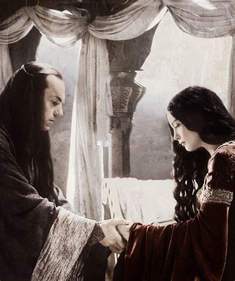 Elrond And Arwen Lord Of The Rings The Hobbit Middle Earth