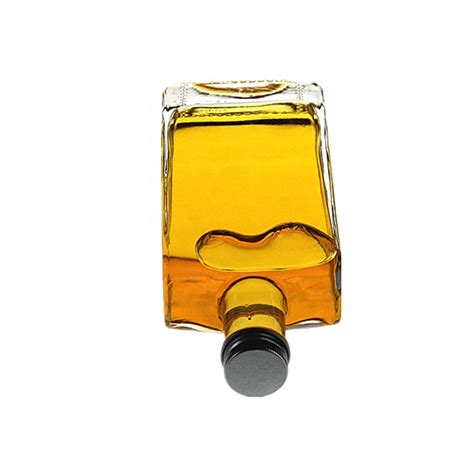 375 Ml Screw Top Wholesale Square Liquor Spirits Rum Vodka Whiskey Tequila Gin Clear Glass