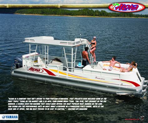 Research 2010 Aloha Pontoon Boats Paradise Series 290 Sundeck On