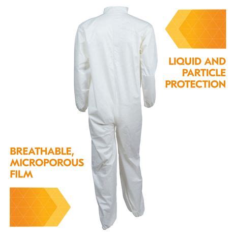 Kimberly Clark Kleenguard A Liquid Particle Coverall Disposable Coverall Size M Legion