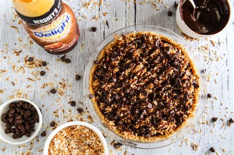 Time to satisfy your samoa cookie cravings. Eclectic Recipes How to Make Samoa Chocolate Pie with ...