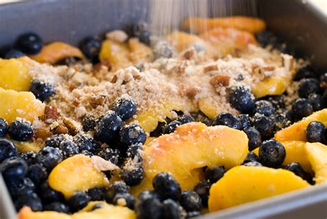 Blueberry Peach Crisp Recipe Use Real Butter