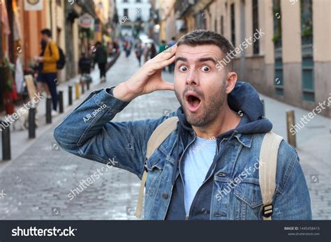 Frustrated Man Realizing Failure Stock Photo Edit Now 1445458415