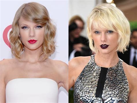 before and after celebrities who went platinum blonde