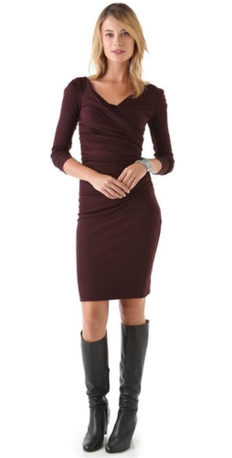 10 Chic Ways To Pair Boots With Dresses Fashion Dress With Boots Dresses Casual Fall