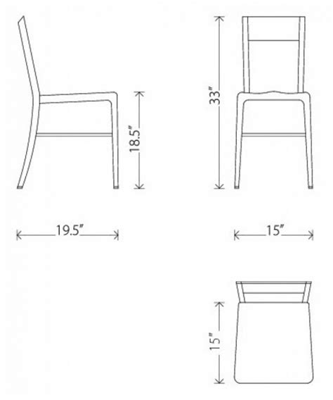 Table length will vary according to chair width. Standard Dining Room Chair Height Dining Table Height ...