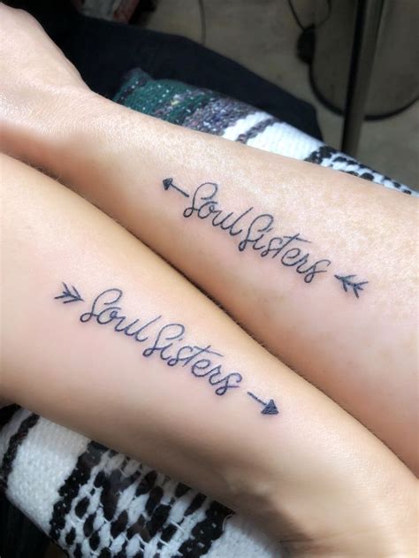 Soul Sister Tattoo Best Friends Connected For Life True