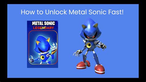 HOW TO UNLOCK METAL SONIC FAST IN SONIC SPEED SIMULATOR YouTube