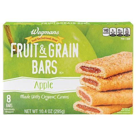 Wegmans Cereal Bars Fruit And Grain Apple Wegmans