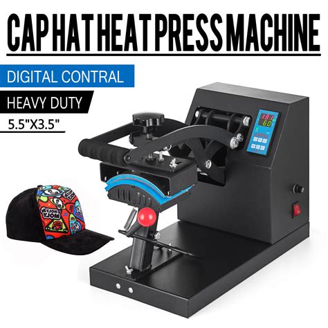 Designed for customization of headwear. Hat Cap Heat Press Machine Sublimation Transfer 7"x3.5 ...