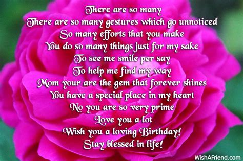 Birthday Poems For Mom From Daughter Sitedoct Org