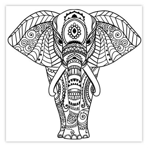 Download Stickers deco éléphant mandala … | Pinteres…