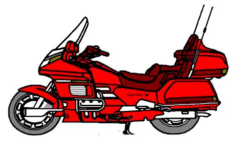 goldwing motorcycle clipart clip art library