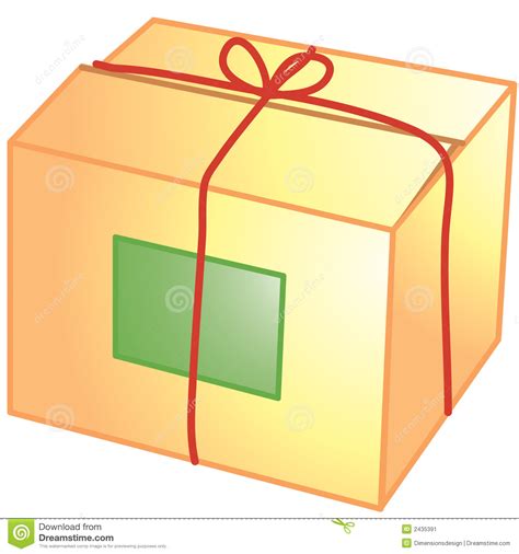 Paket-Ikone vektor abbildung. Illustration von ikone, receive - 2435391