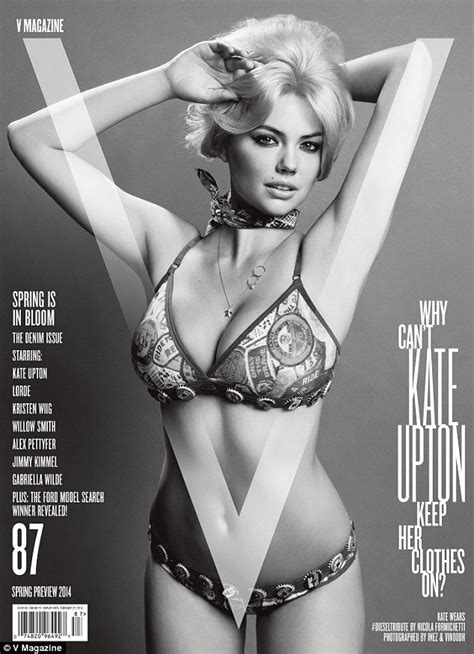 Kate Upton Shows Cleavage In Sexy V Magazine Shoot Daily Mail Online
