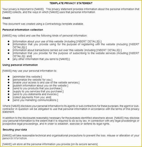 Maybe you would like to learn more about one of these? Gdpr Privacy Policy Template Free Of Website Privacy ...