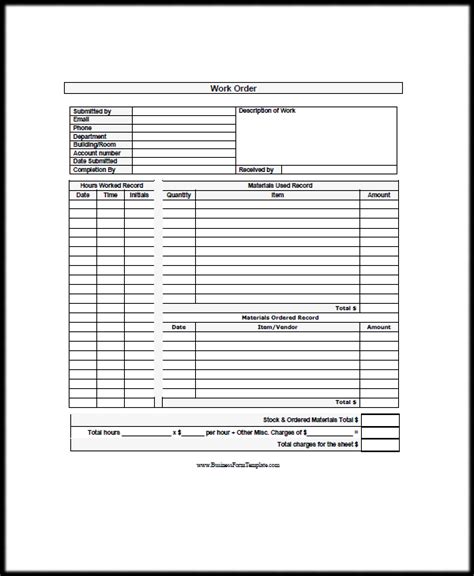 Free 5 Work Receipt Templates In Ms Word Pdf