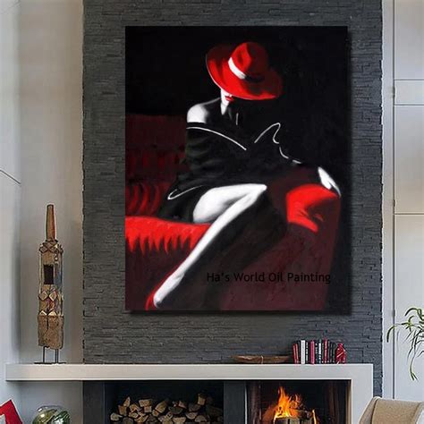 The Sexy Girls Wall Art Modern Paintings Large Canvas Art Cheap Handpainted Oil Painting No