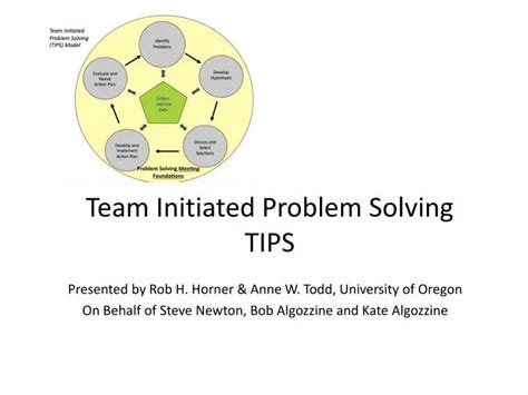 Tips For Team Problem Solving Riset