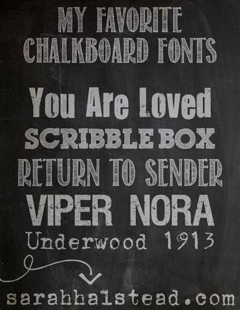 Favorite Free Fonts And A Free Chalkboard Download Chalkboard Fonts