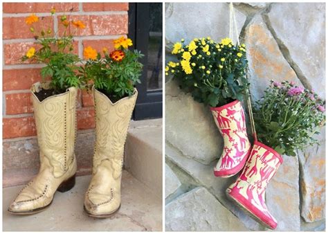 7 Fantastic DIY Garden Boot Planters - Garden Lovers Club